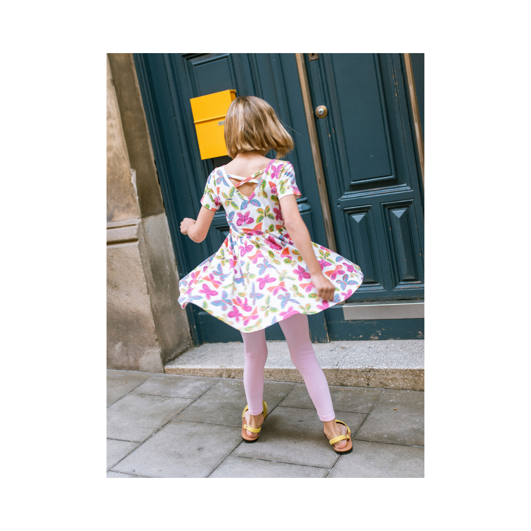 Flutter Fiesta Short Sleeve Ballet Dress
