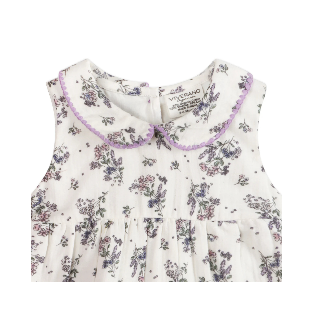 Hatti Lilac Floral Dress & Bloomer