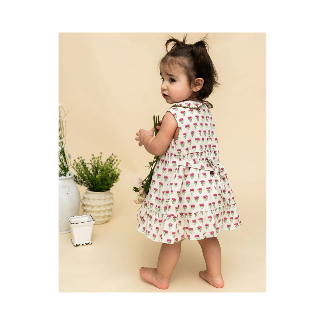 Mia Block Print Dress & Bloomer