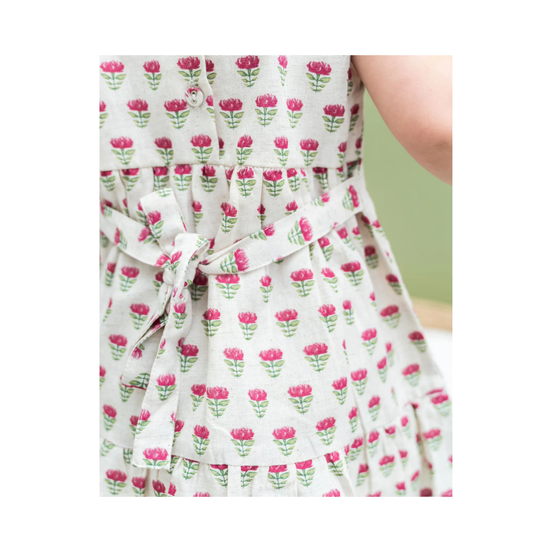 Mia Block Print Dress & Bloomer