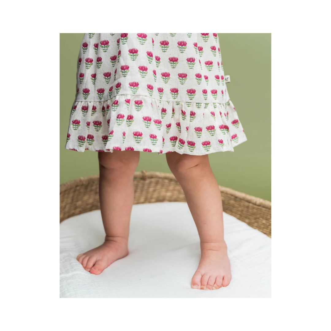 Mia Block Print Dress & Bloomer