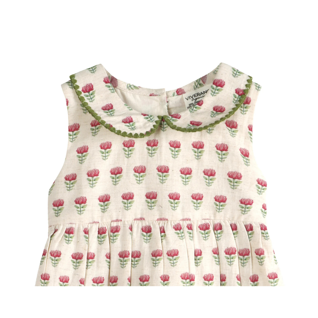 Mia Block Print Dress & Bloomer
