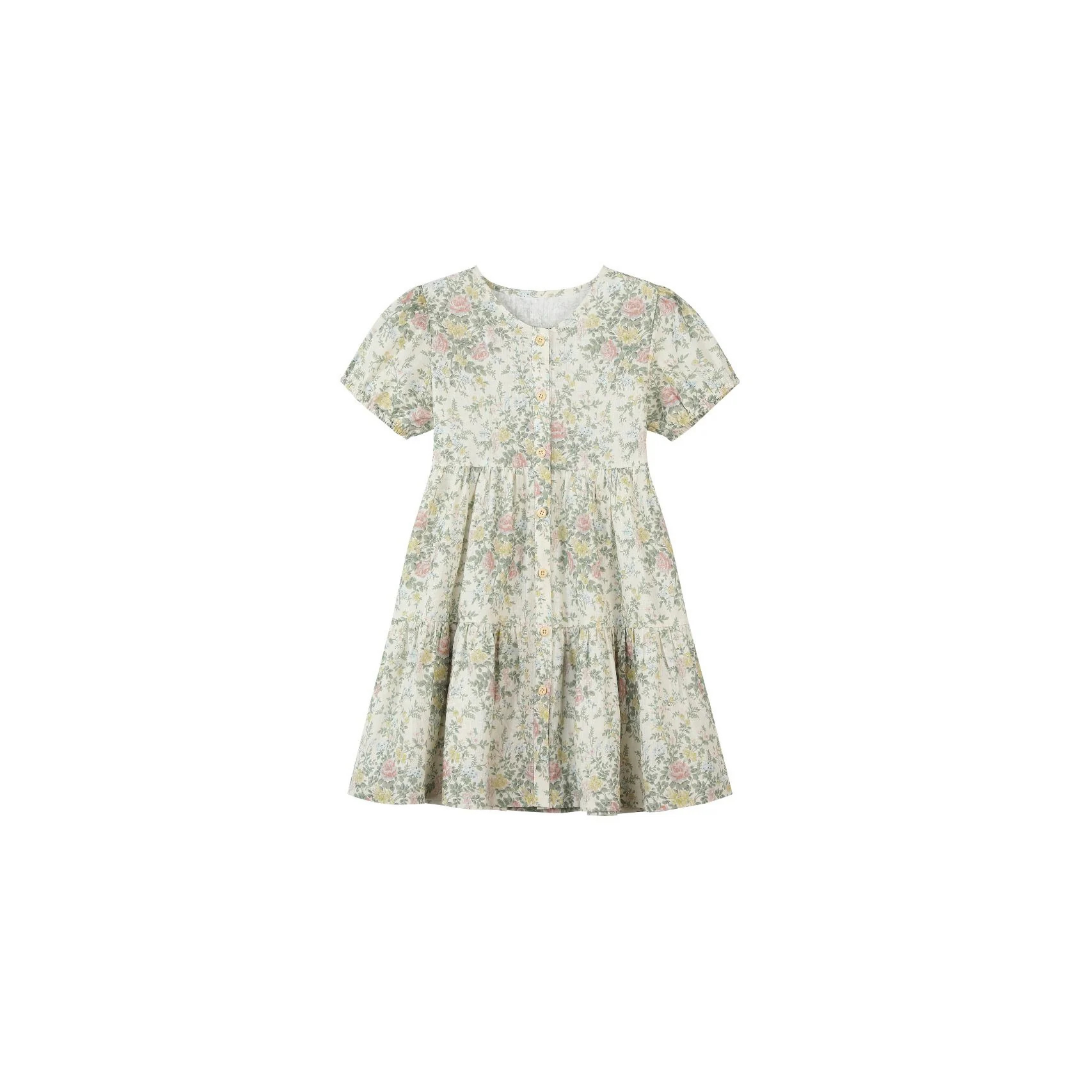 Cream Cottage Floral Blossom Dress