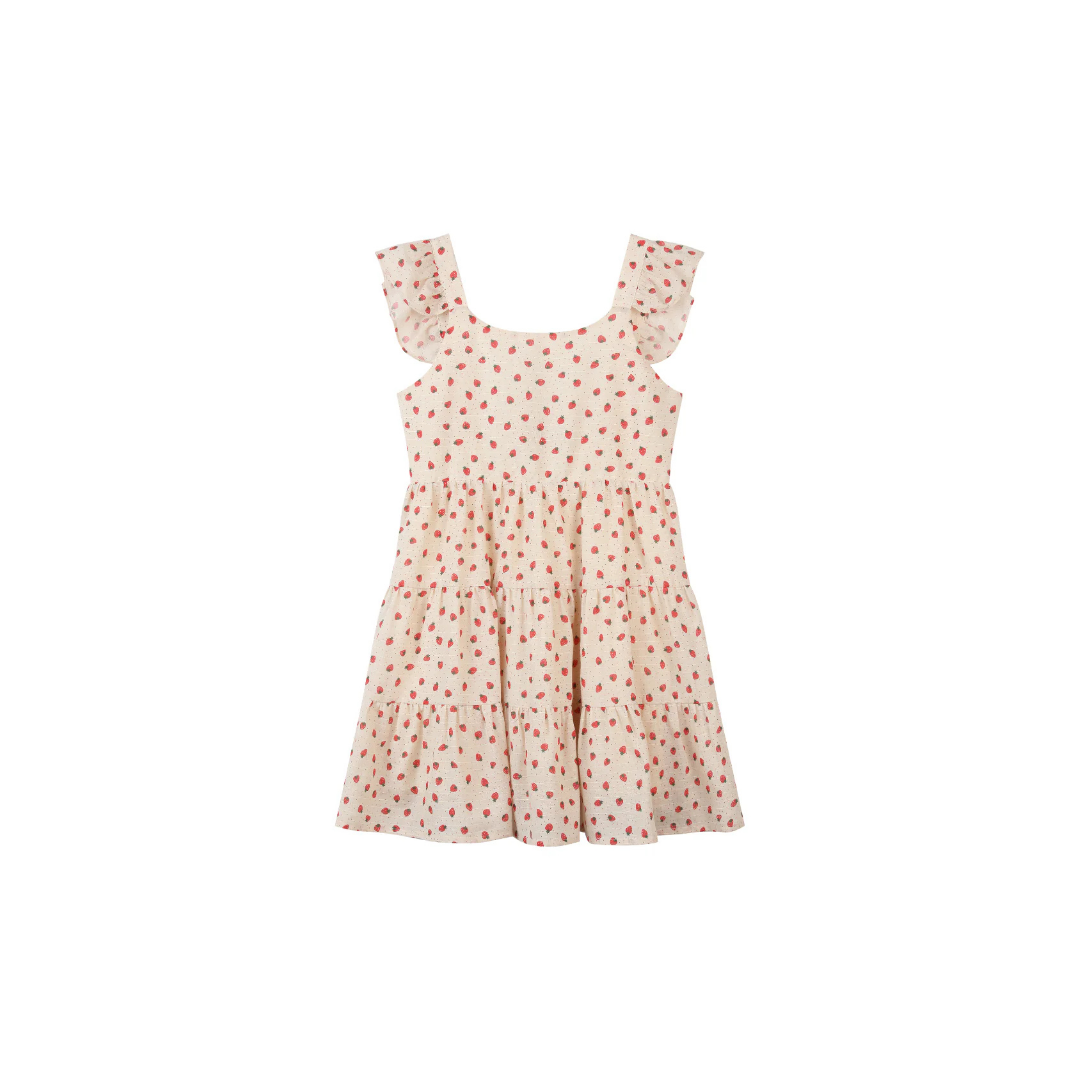 Oatmeal Strawberries Emma Dress