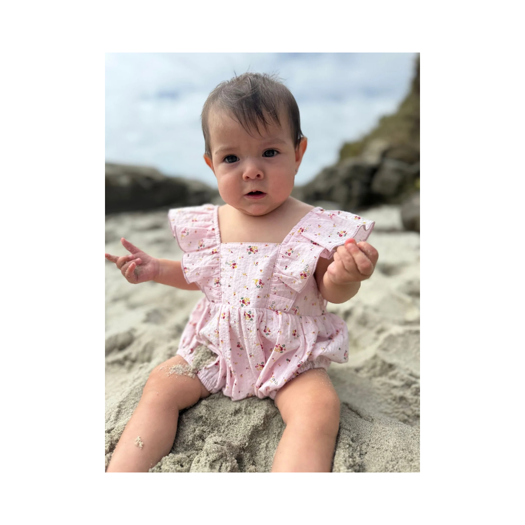 Pink Floral Chloe Bubble