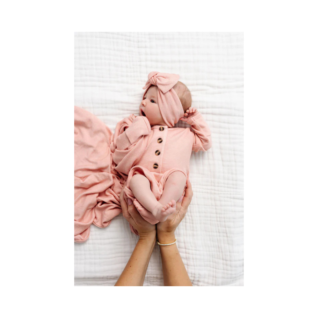 Piper Plush Knit Knotted Gown