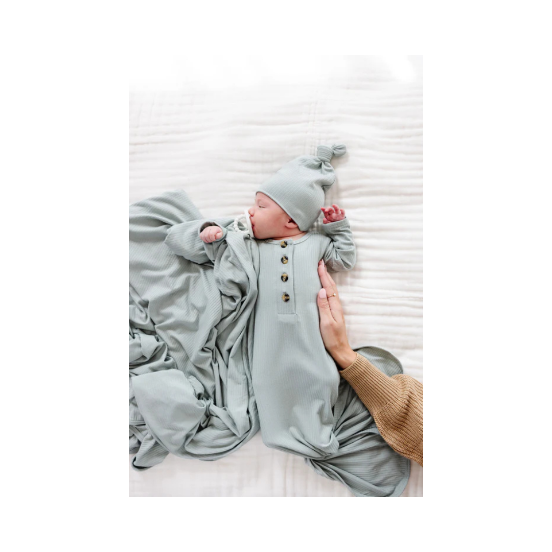 Bailey Ribbed Knotted Gown