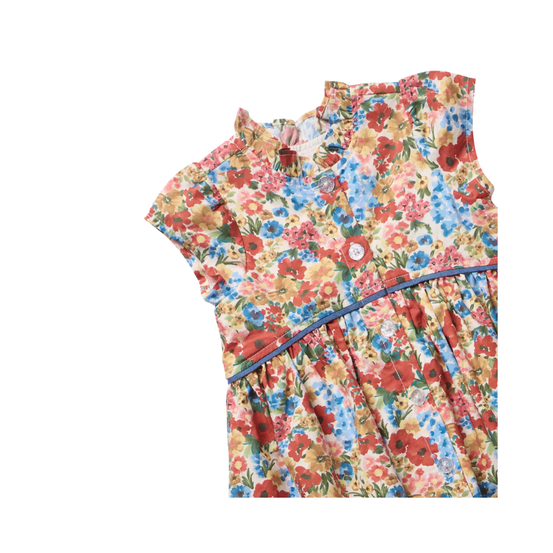 Fatima Watercolor Meadow Dress