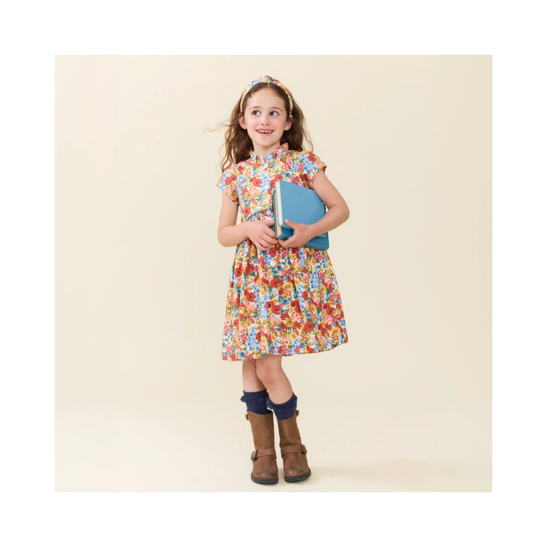 Fatima Watercolor Meadow Dress