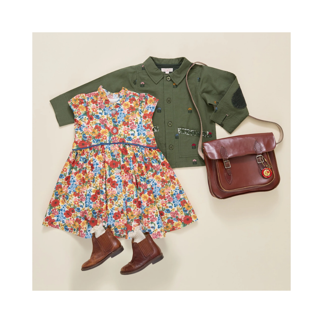 Fatima Watercolor Meadow Dress