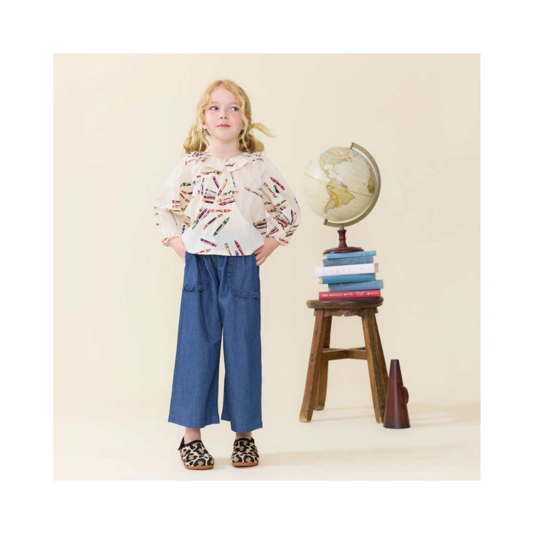 Balley Ruffle Cambray Pant