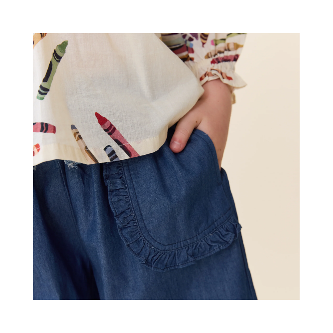 Balley Ruffle Cambray Pant