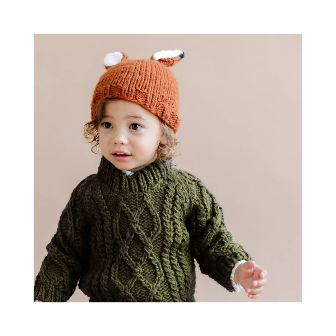 Fisherman Sweater Moss Pullover
