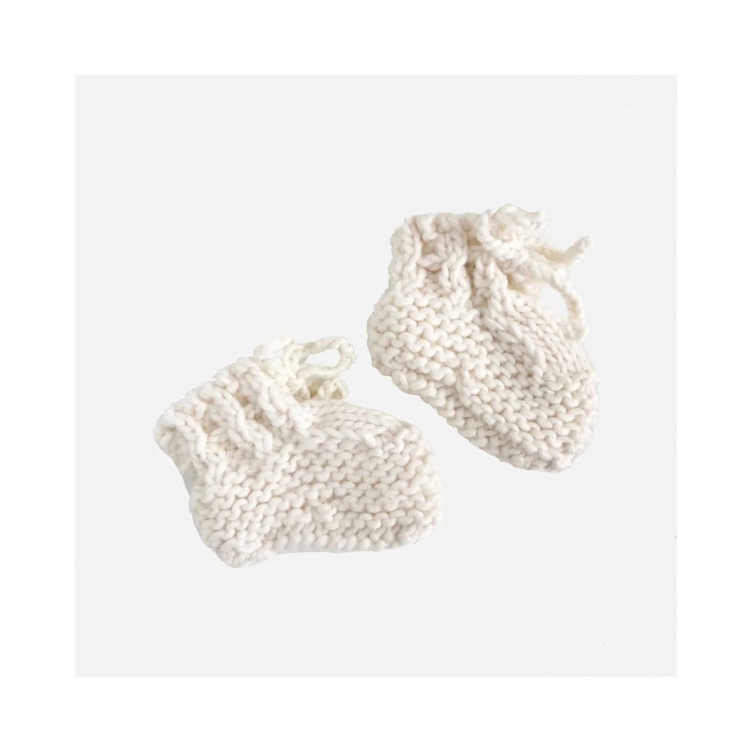 Cream Classic Booties