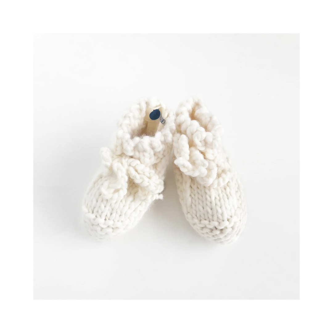 Cream Classic Booties