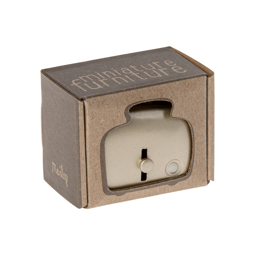 Miniature Toaster & Bread, Silver