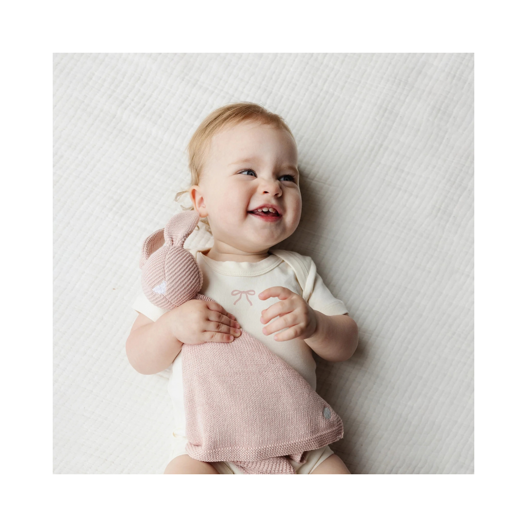 Cream Pink Bow Body Suit Onesie