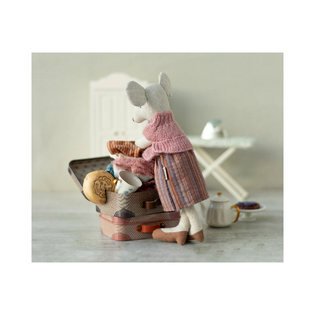 Suitcase, Mouse - Brown