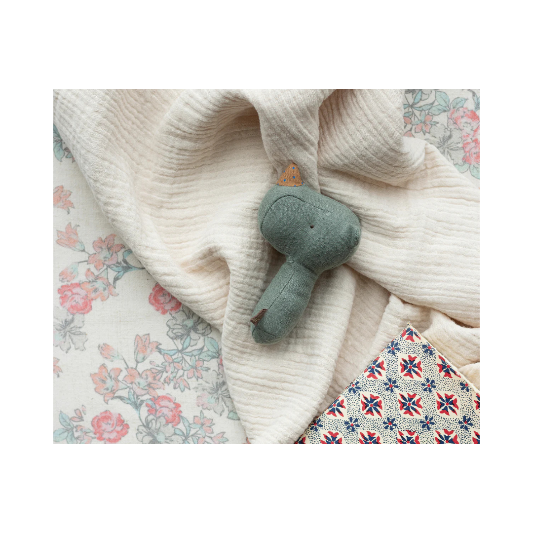 Lullaby Friend Rattles, Rhino - Pine