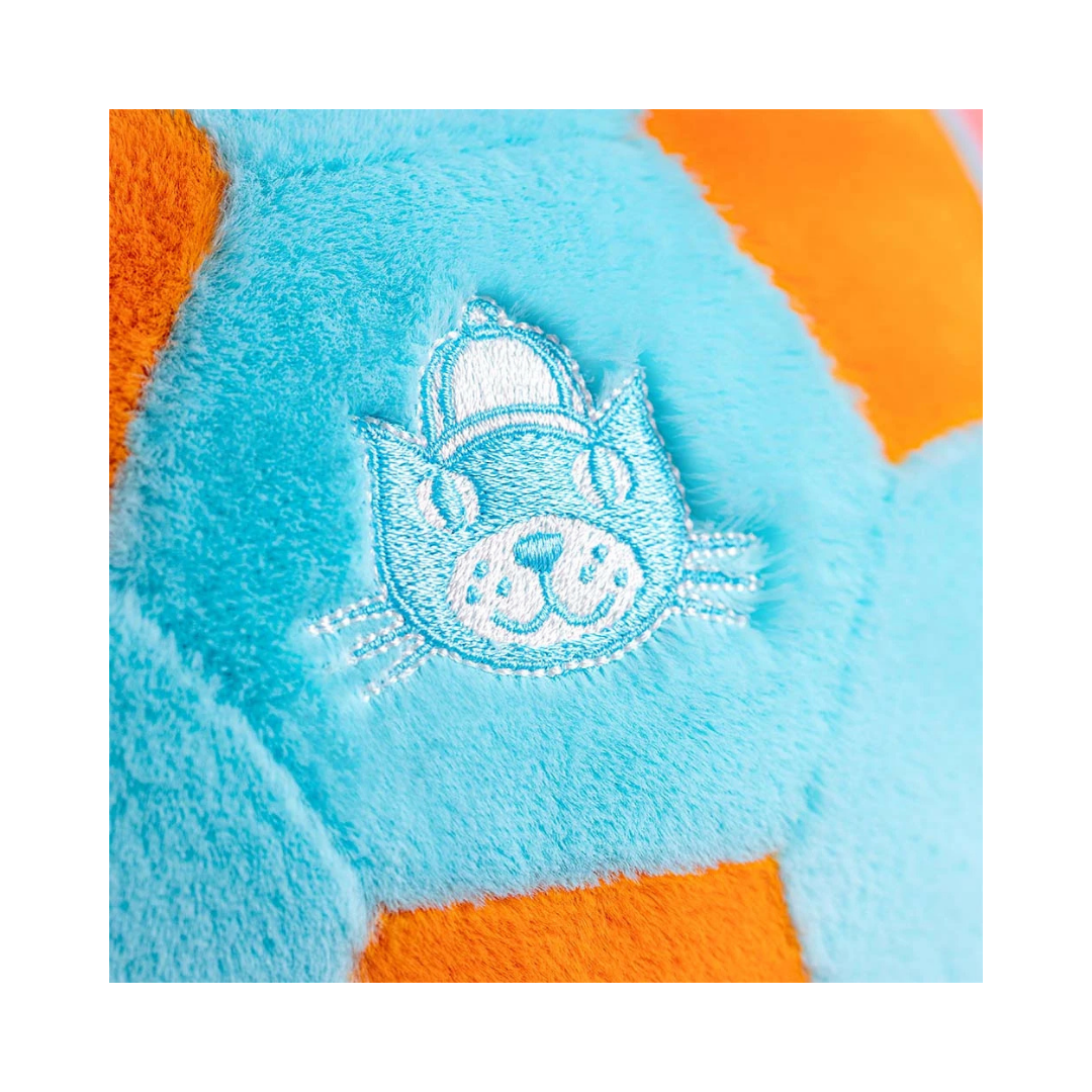 Amuseables Jellycat Blue/Orange Soccer Ball