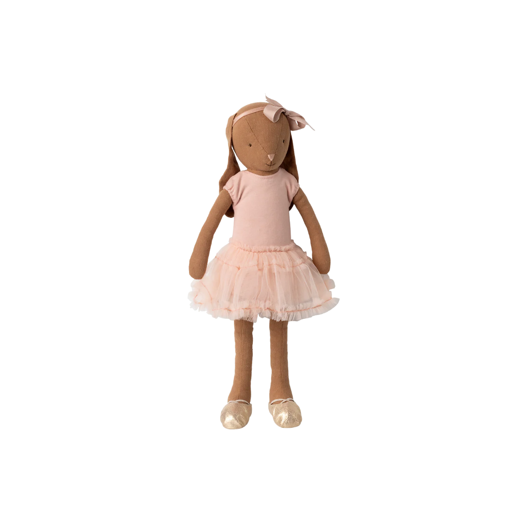 Bunny size 3, Chocolate brown - Ballet suit and skirt rose