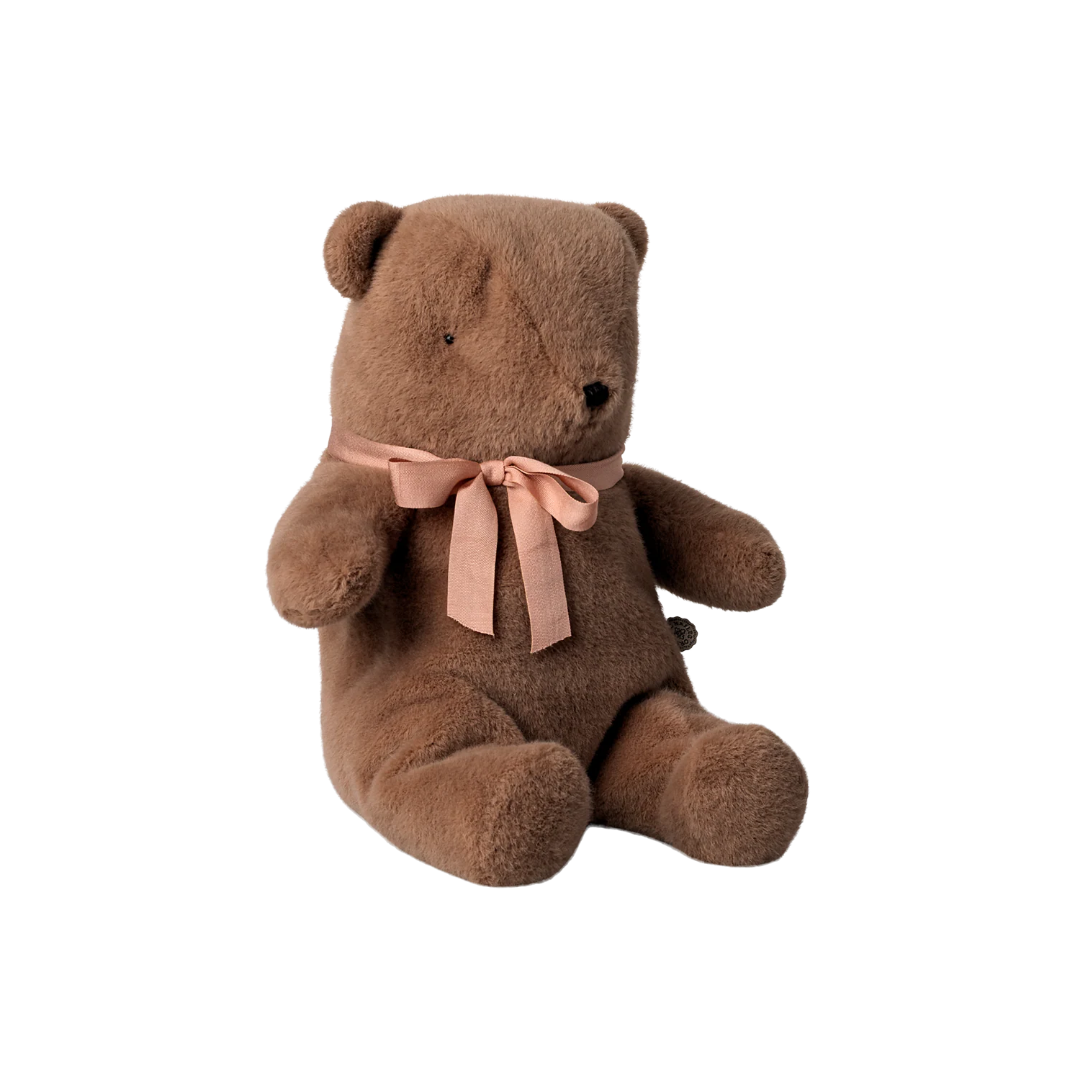 Teddy bear plush, Medium - Soft brown