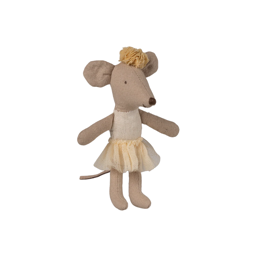 Ballerina mouse Little sister - Off white