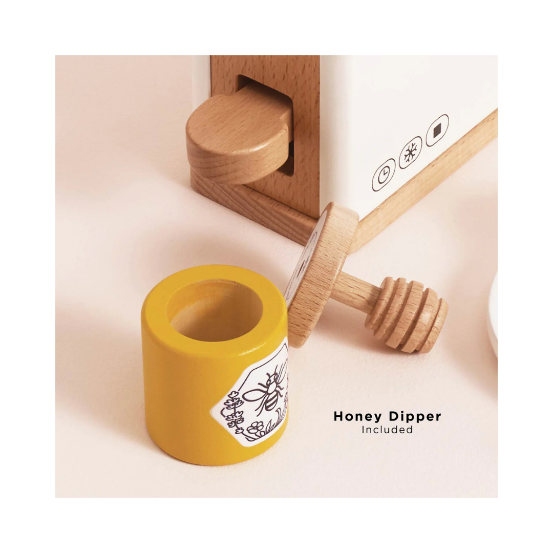 Wooden Toaster Set