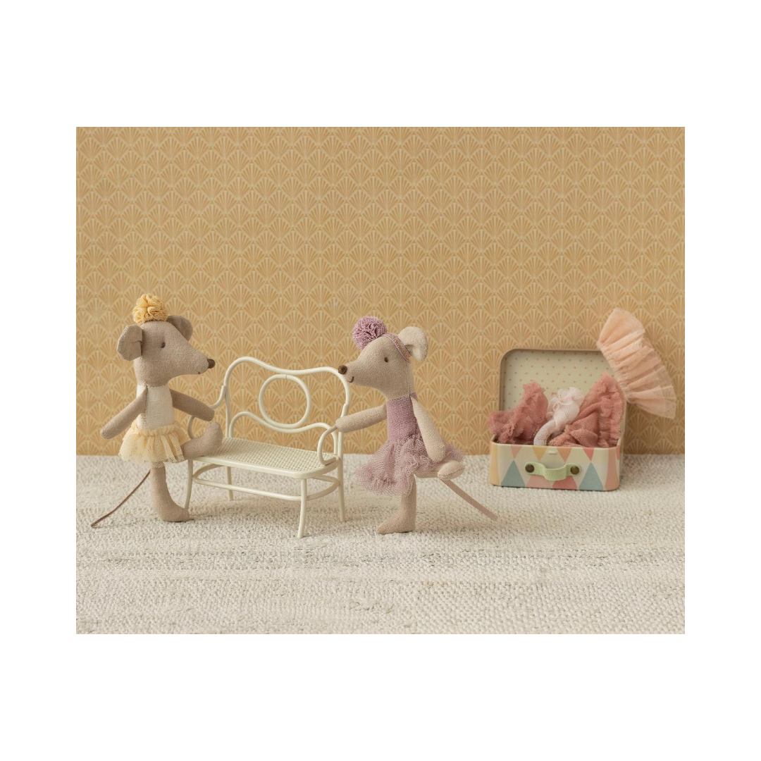 Ballerina mouse Little sister - Off white