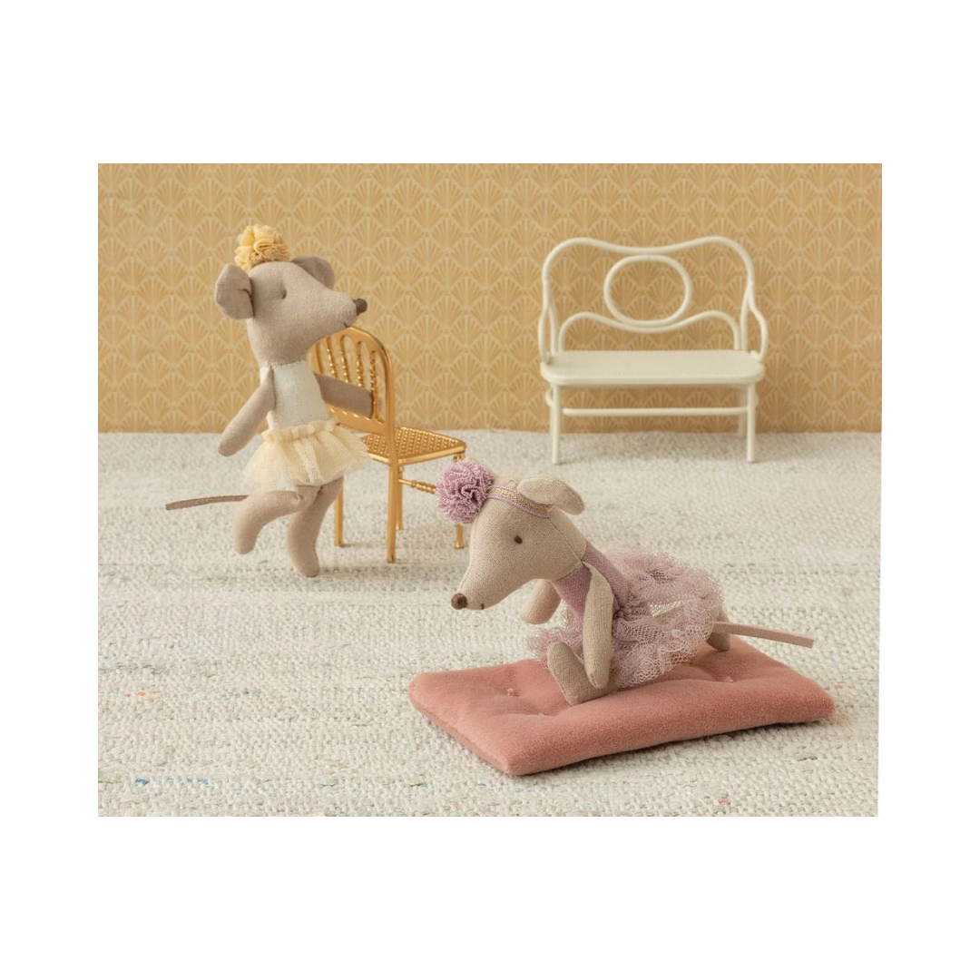 Ballerina mouse Little sister - Off white