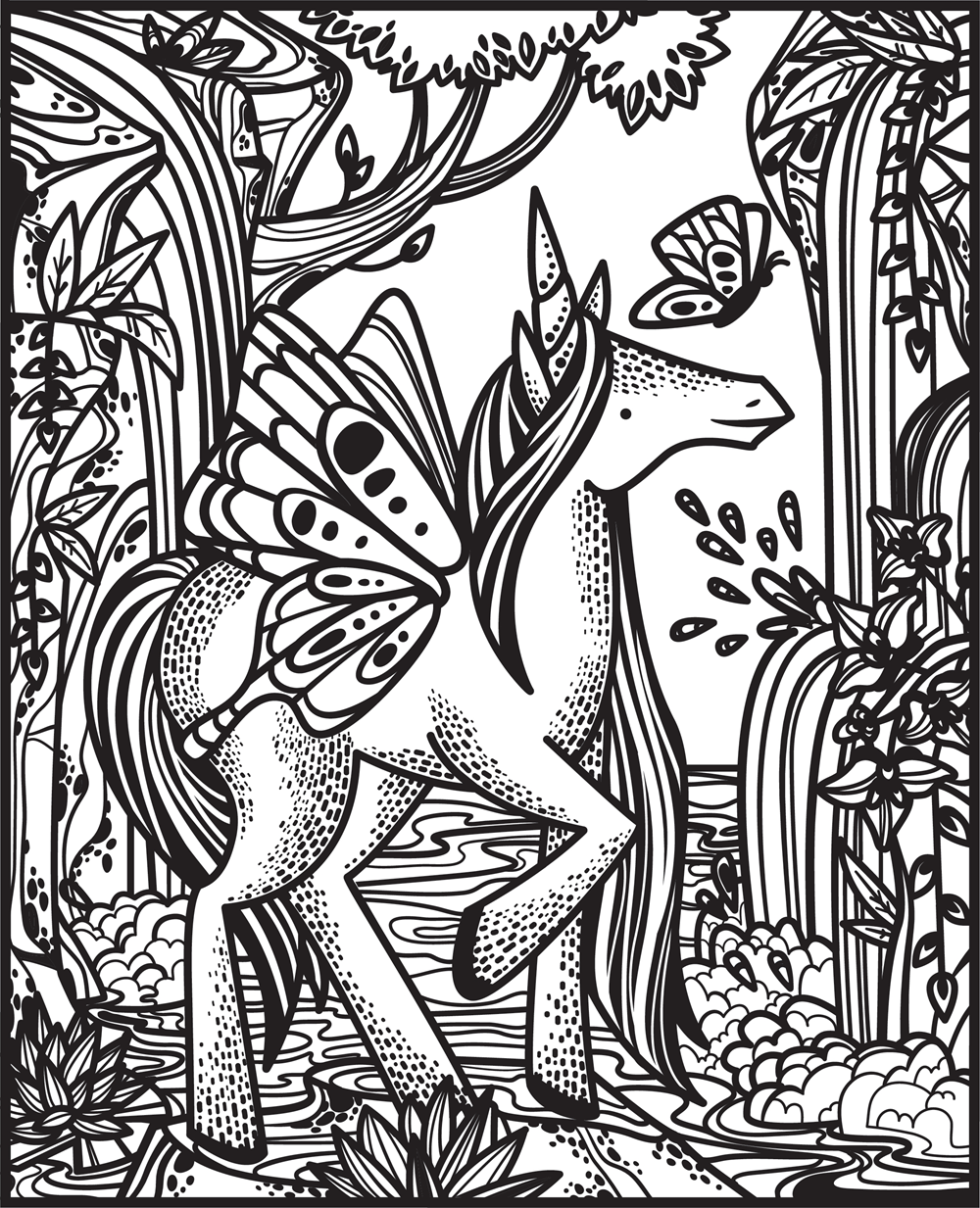 Unicorns Magic Painting Book : Usborne