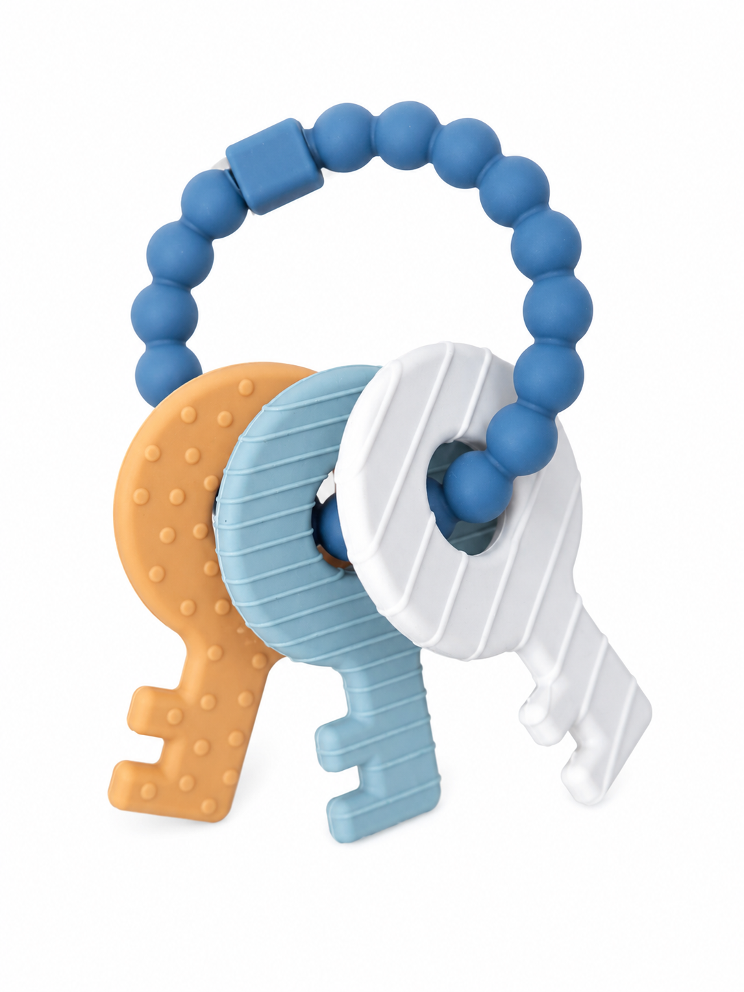 Key Rattle Teether: Misty Rose