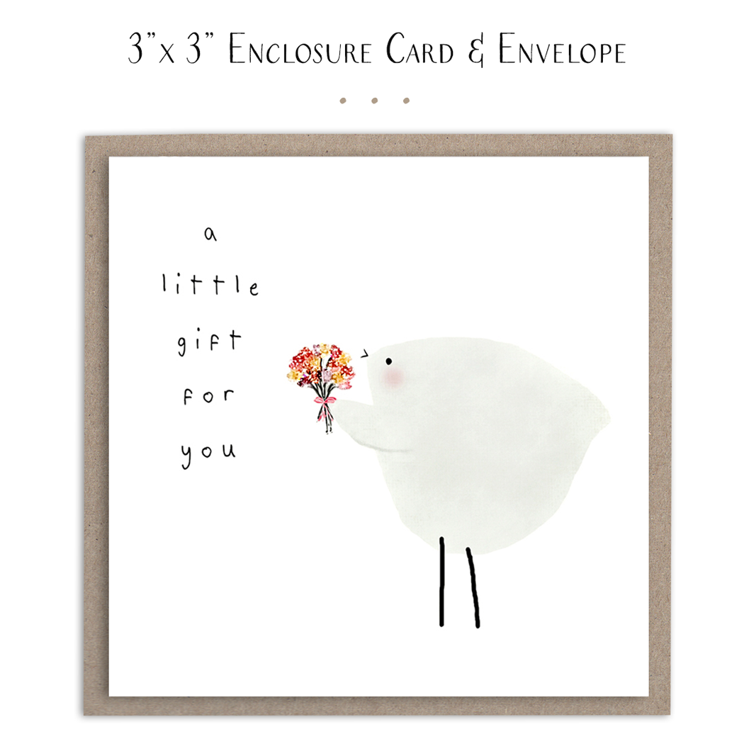 A Little Gift For You - Mini Card: Plain
