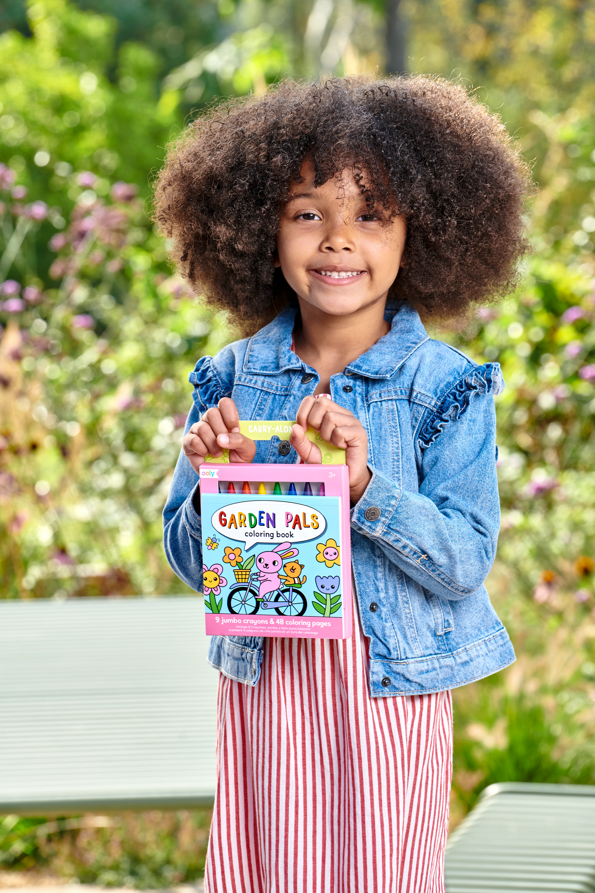 Carry-Along Coloring Book Set - Garden Pals