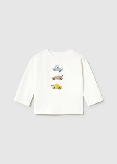 Car Embroidered T-Shirt 2005