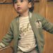 Topo Dinosaur Embroidered Stripe Shirt 2005