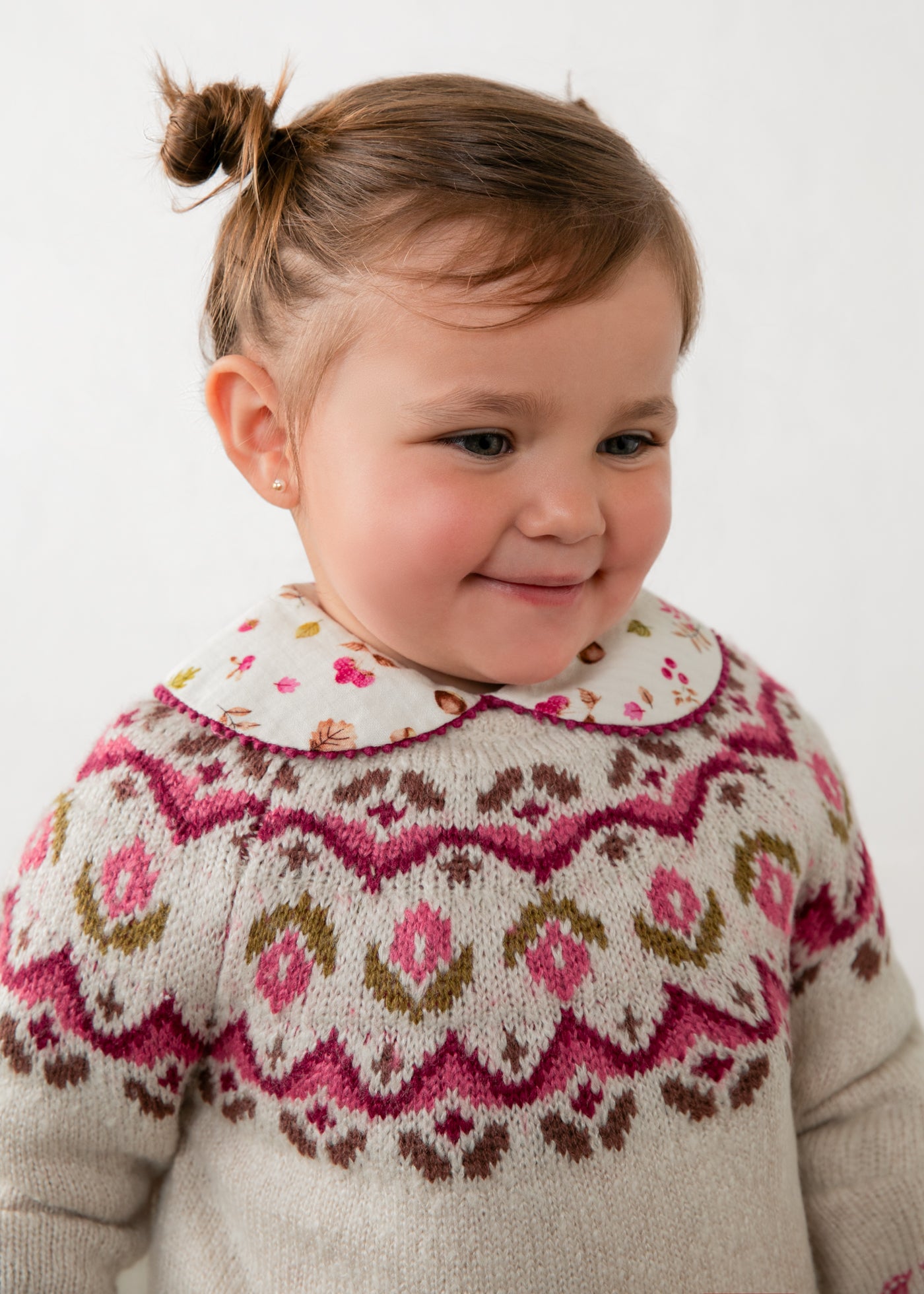 Milk Jacquard Sweater 2384