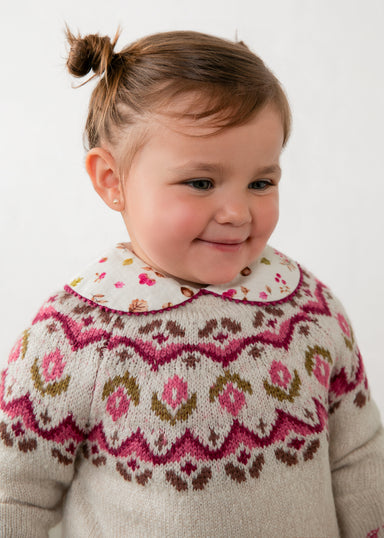 Milk Jacquard Sweater 2384