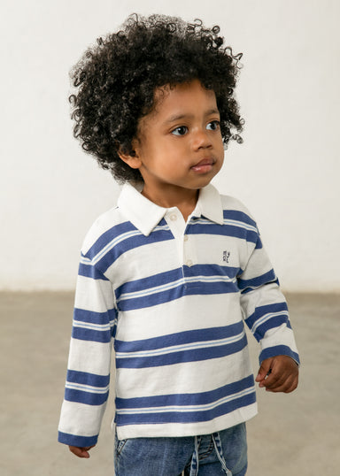 Indigo Striped Polo 2103