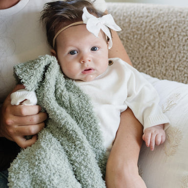 Sage Bamboni Receiving Blanket — gallery photo 2