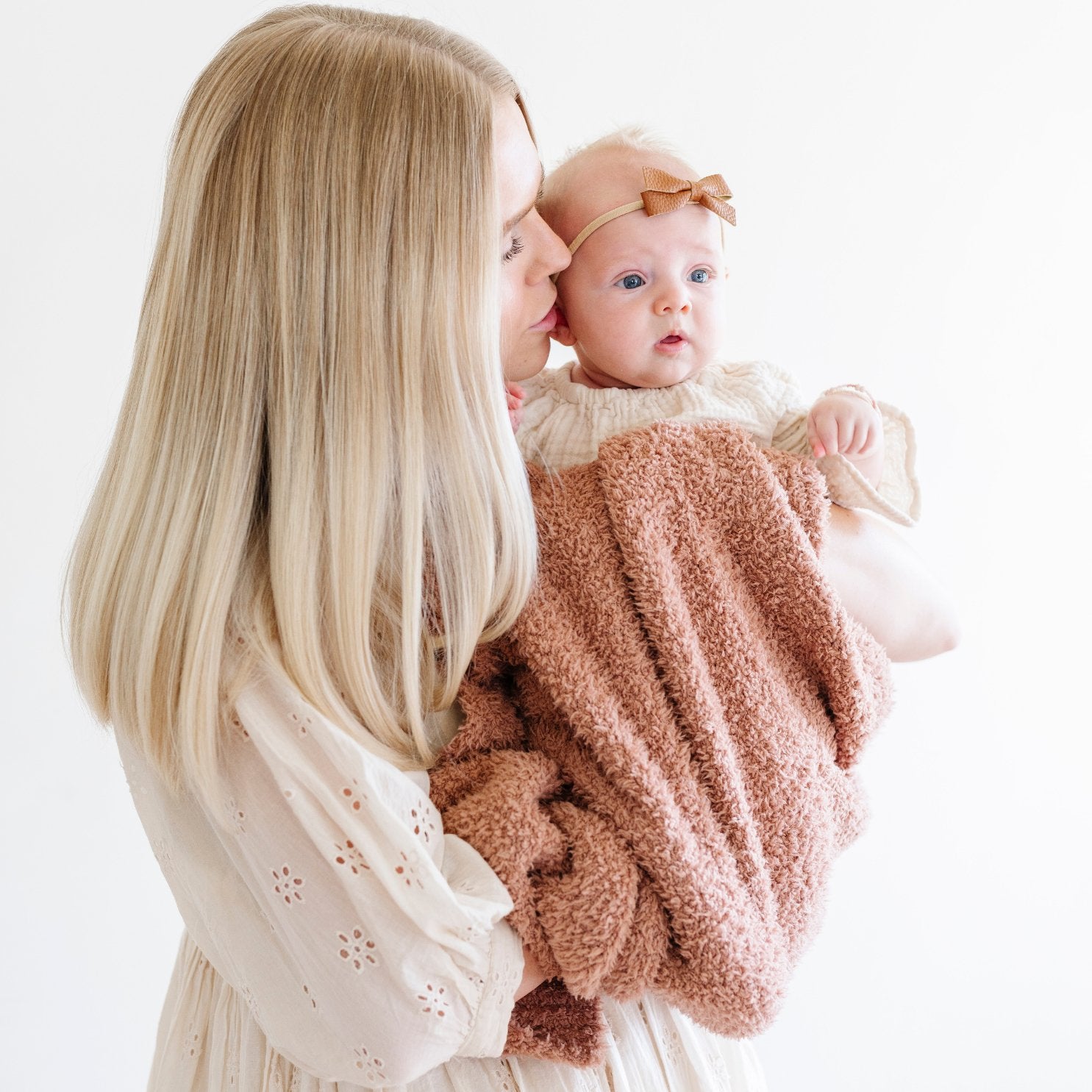 French Rose Bamboni Receiving Blanket — gallery photo 2