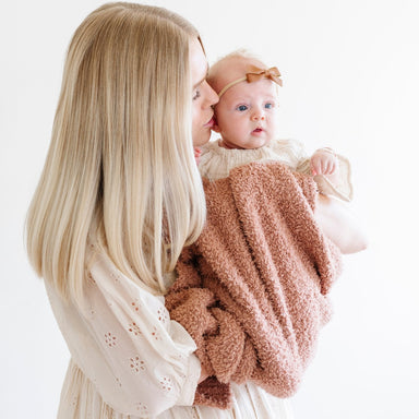 French Rose Bamboni Receiving Blanket — gallery photo 2