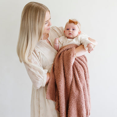 French Rose Bamboni Receiving Blanket