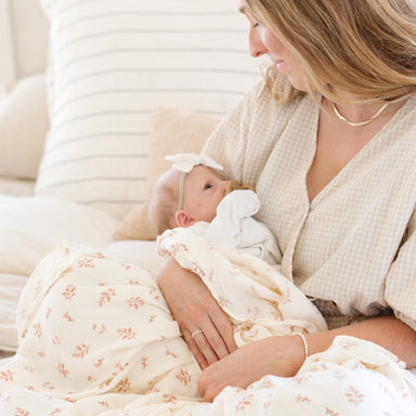 Floret Swaddle Blanket — main product photo