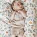Bamboo Rayon Muslin Swaddles, Fleurs — gallery photo 3