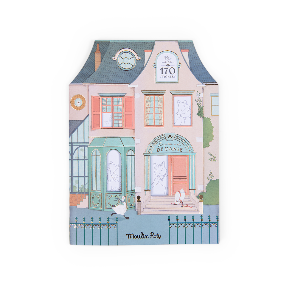 Box of 6 Coloring Books (20p.) + 170  Stickers
