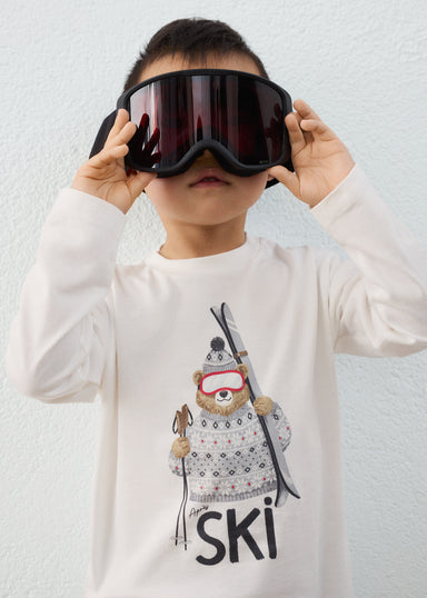 Nata Sking Bear Long Sleeve T-Shirt 4024