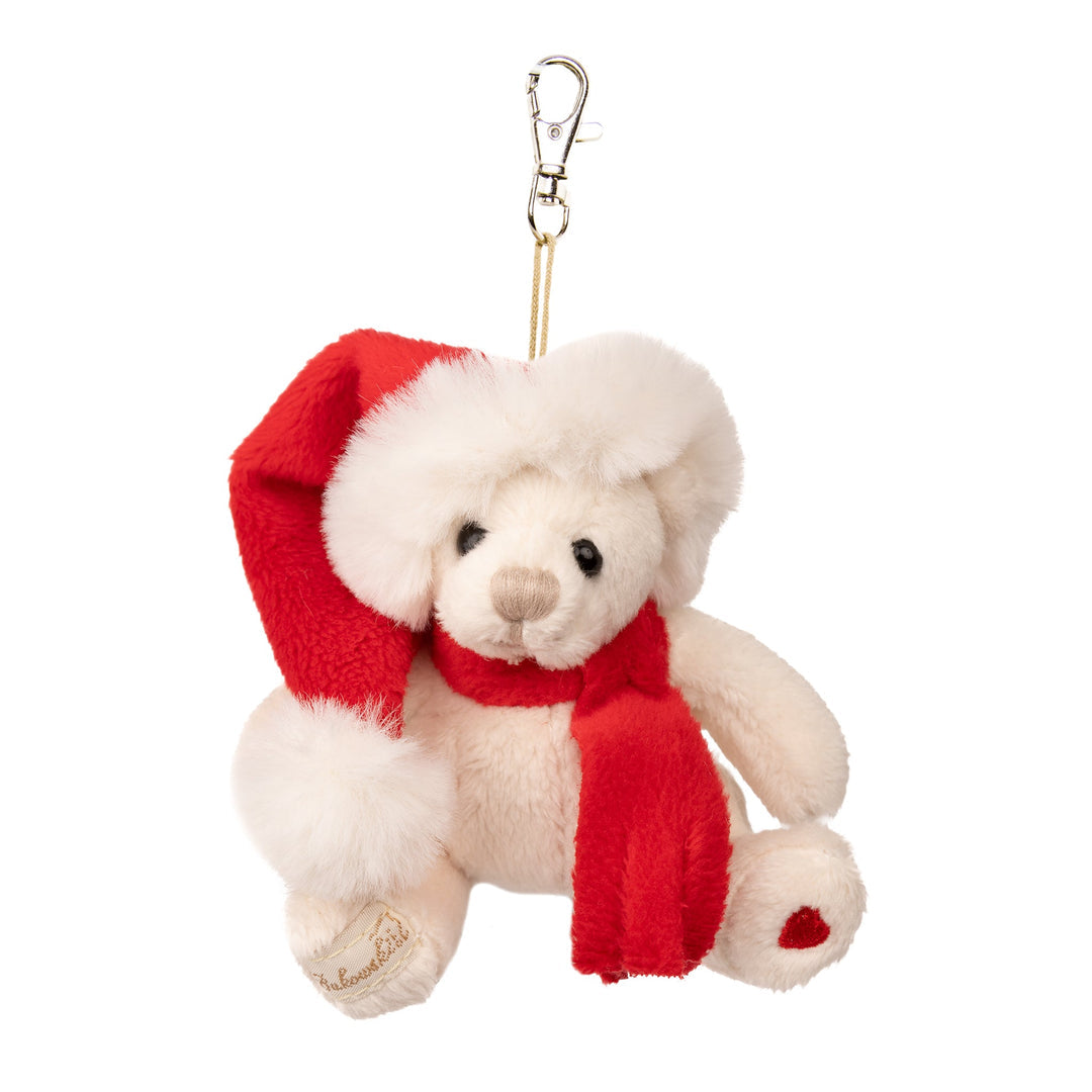 Bernard White Bag Charm