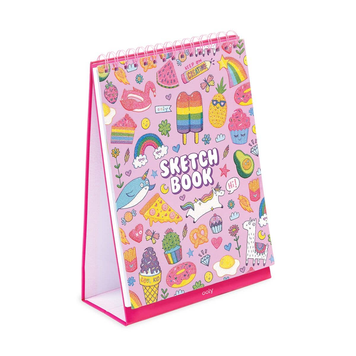 Sketch & Show: Standing Sketchbook - Cute Doodle World (8" x