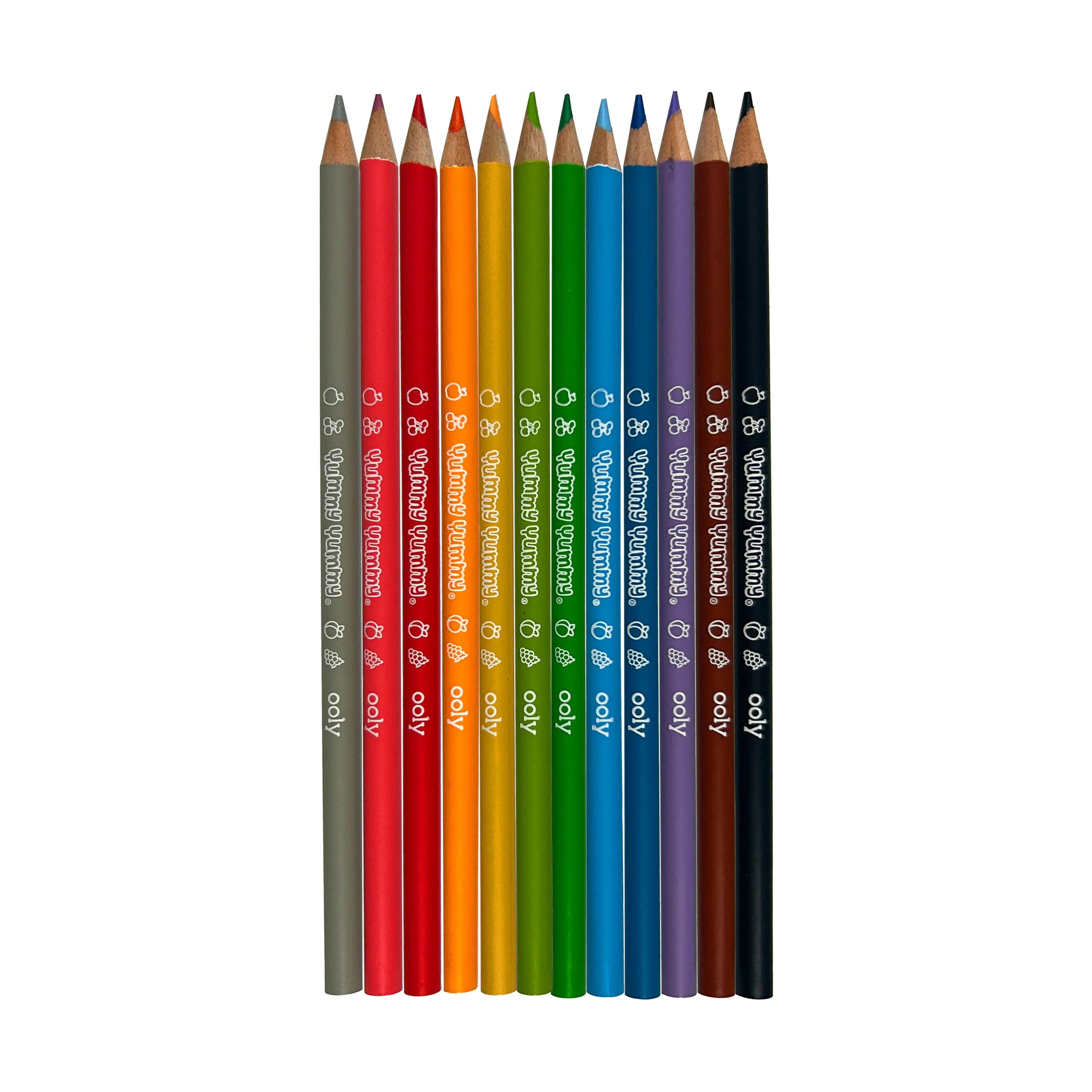 Yummy Yummy: Scented Colored Pencils (Set of 12)